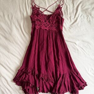 Free People Adella Slip Dress